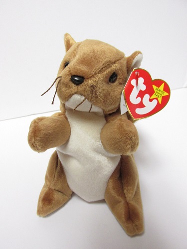 Nuts, Squirrel<br>Ty Beanie Baby, Style #4114<br>(Click on picture for full details)<br